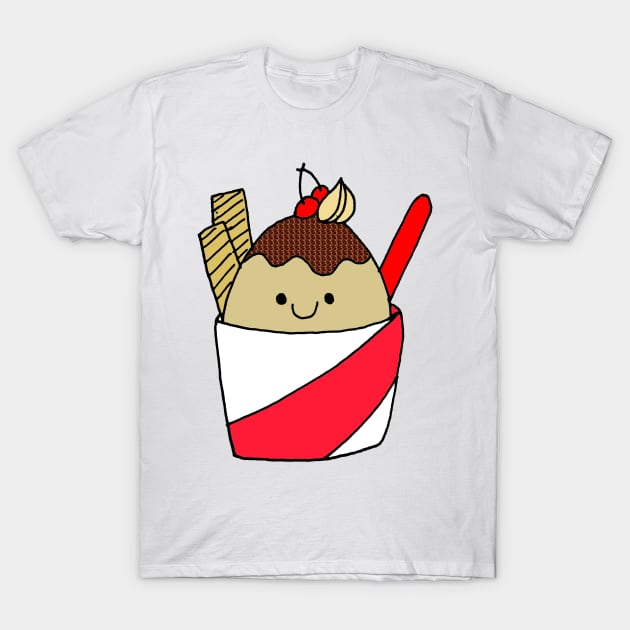 Cute Ice Cream T-Shirt by jhsells98